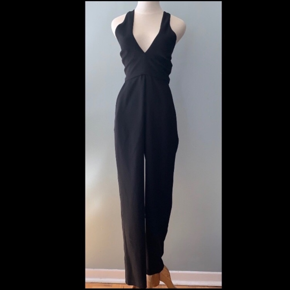 BCBG Stunning Wrap Jumpsuit